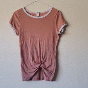 Bozzolo Pink Short Sleeve Tee Size S